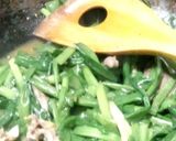 葉ネギと豚ハツの炒め物作り方6写真