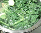 ほうれん草と卵の炒め物作り方1写真