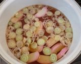 かまぼこと葱のお吸い物作り方3写真
