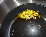 菜の花とアミの塩辛パスタ☆ペペロンチーノ作り方2写真