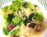 ランプフィッシュキャビアとタコのパスタ作り方6写真
