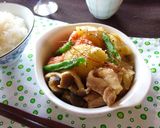 レモン風味　異国風豚肉じゃが作り方12写真