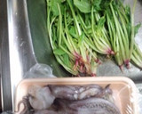 イカとほうれん草の酢みそ和え作り方1写真