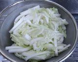 白菜のマヨワサビサラダ作り方1写真