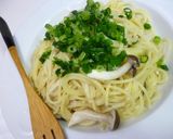 しょうが香る茸たっぷり味噌クリームパスタ作り方4写真