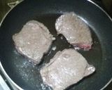塩麹で柔らか醤油ソースステーキ作り方3写真