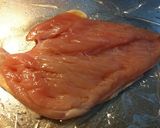 レンジで蒸し鶏。作り方1写真