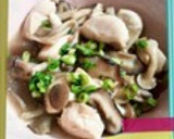 ささみときのこのバター醤油炒め作り方7写真