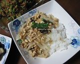 厚揚げそぼろ丼作り方4写真