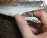 祖母に作る、アジのあっさり梅風味揚げ作り方3写真