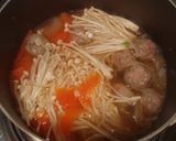 ✿残り野菜と肉だんごスープ✿作り方6写真