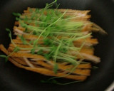 さつま揚げと豆苗の、ボリューム卵焼き作り方2写真