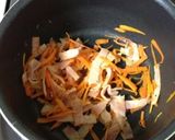 豆苗のミルクカレースープ作り方1写真