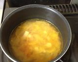 豆苗のミルクカレースープ作り方2写真