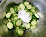 白だしで簡単 副菜 きゅうり パプリカの 酢の物作り方3写真