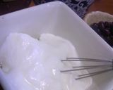 小豆ヨーグルト オートミールと白ココア作り方3写真