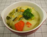 簡単！野菜ごろり♪かぼカレーラテ☆ポトフ作り方7写真