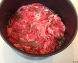 ストウブ鍋で椎茸と牛肉の炊き込みご飯作り方3写真