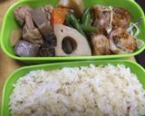 玄米ご飯でお弁当作り方5写真