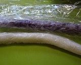 ぐるぐるごはんチューブで美味しい2色ご飯作り方1写真