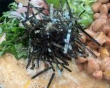 薬味たっぷりの納豆とろろ蕎麦😋作り方7写真