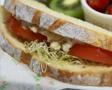 カフェ風♪アルファルファとツナのサンド作り方6写真