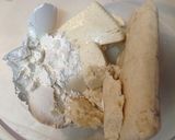 レトルトカレーdeおから豆腐グリルピザ作り方1写真