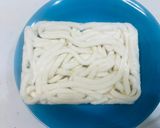 10分以内で作る挽き肉入り旨辛混ぜうどん作り方2写真