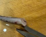 ハサミだけで簡単 松葉おろし　メゴチの天ぷら作り方2写真