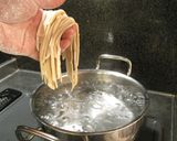 カップヌードルのスープで打ったうどんの麺作り方16写真