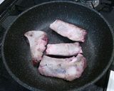 フライパンでスペアリブの煮込み作り方2写真