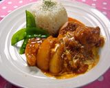 チキンと大根のトマト煮込み作り方10写真