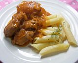 チキンと大根のトマト煮込み作り方11写真