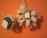 簡単おつまみ♪海苔チーズ竹輪のぐるぐる作り方6写真