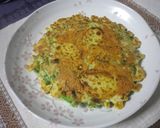 キムチマヨ！ポテト＆チーズお好み焼き作り方4写真