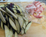 茄子の味噌炒め作り方1写真