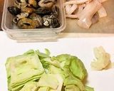 あさりとイカのナンプラー蒸し作り方1写真