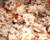 豚肉とごぼう入り☆旨み醤油の炊き込みご飯作り方7写真