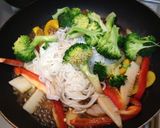 こんにゃく麺deあんかけ風焼きそば作り方2写真