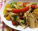 こんにゃく麺deあんかけ風焼きそば作り方4写真