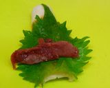 ちくわのくるくる串『梅しそVer.』作り方2写真