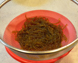 *もずく卵のあんかけうどん*柚子胡椒風味作り方1写真