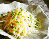 菜の花とアミの塩辛パスタ☆ペペロンチーノ作り方11写真
