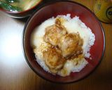 簡単☆とろ～り照り焼き鶏丼作り方3写真