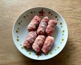紅白肉巻き作り方4写真