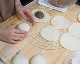 HBで生地作り白パンのチョコクリームパン作り方7写真