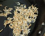 新鮮な菜の花としらすのパスタ作り方3写真