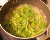 菜の花とアンチョビとシメジのパスタ作り方5写真