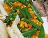 レモンバター醤油コーン作り方4写真