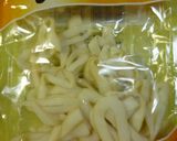 燻製いかと野菜のフランスパンサンド作り方1写真